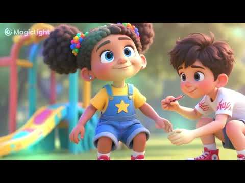 O pincel mágico de Lena | uma história sobre a magia de compartilhar.