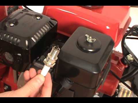 Changing the Spark Plug - Honda Two-Stage Snow Blower