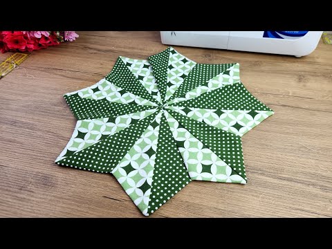 Make This Stunning Star Table Topper – Easy Patchwork Project
