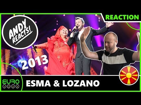 ANDY REACTS! Esma & Lozano - 'Pred Da Se Razdeni' (North Macedonia 2013) EUROVISION REACTION!
