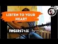 Listen to your heart - fingerstyle guitar (уроки по ...