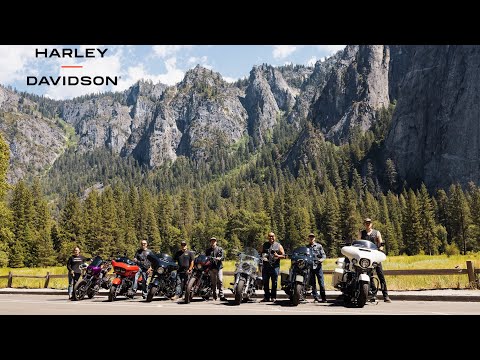 Yosemite on a Harley-Davidson