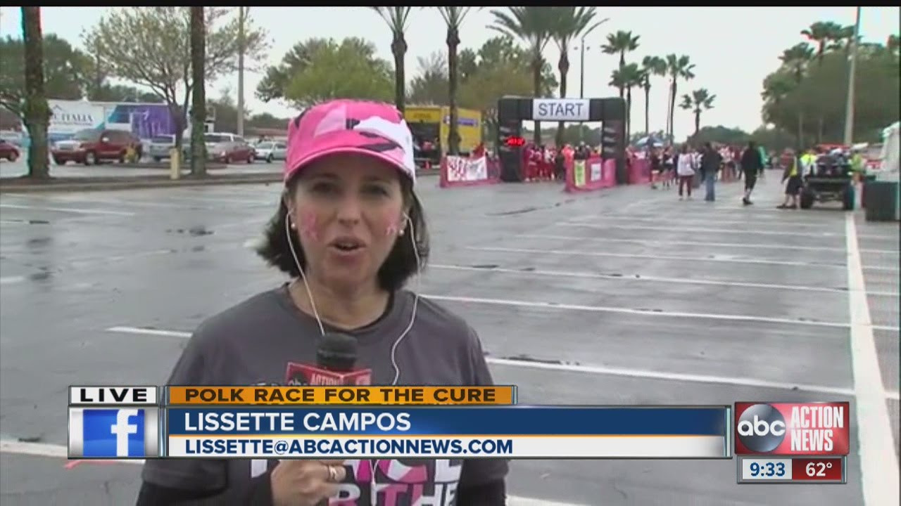 Lissette Campos live at Polk Race for the Cure