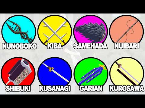 Every Special Sword in Naruto RANKED and Explained in 21 minutes