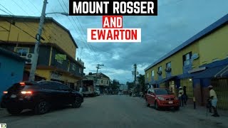 Driving DOWN Mount Rosser &amp; through Ewarton, St Catherine