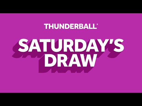 The National Lottery Thunderball draw results from Saturday 06 April 2024