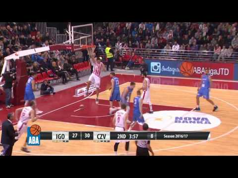 ABA Liga 2016/17 highlights, Round 19: Igokea - Crvena zvezda mts (21.1.2017)