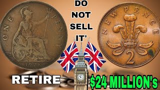 Super Rare Top 10 UK 2 new pence most valuable UK One Penny Coins that could Make you A millionaire!