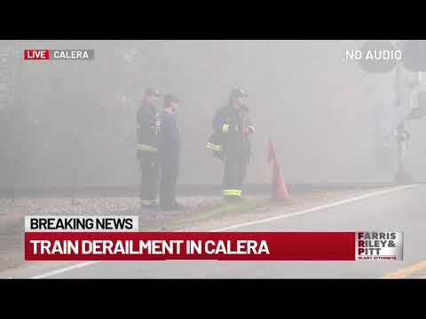 Derailed Train in Calera