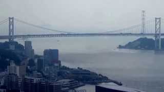 preview picture of video '海峡ゆめタワーから望む下関の全景 A panoramic view of Shimonoseki'