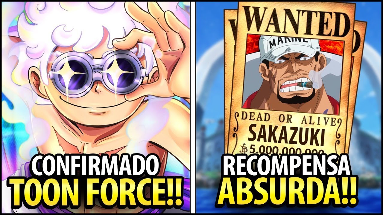 BOMBA!! ODA REVELA QUE GEAR 5 USA TOON FORCE, RECOMPENSA DO AKAINU E O INCIDENTE DE ROCKY PORT!!