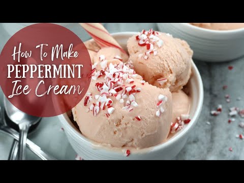 Extra Creamy Peppermint Ice Cream | How To Make Candy Cane Ice Cream