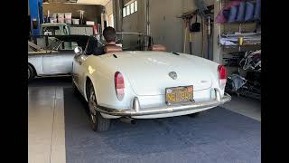 1963 Alfa Romeo Giulia Spider Start Up