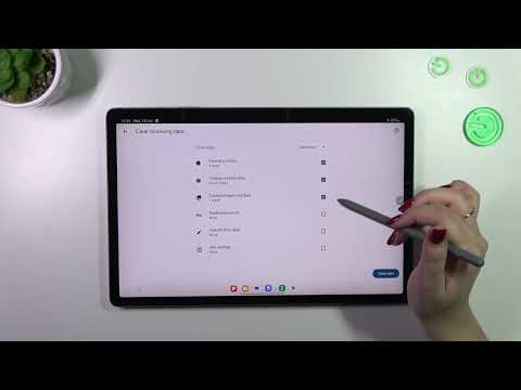 How to Clear Your SAMSUNG Galaxy Tab S9 FE Browser
