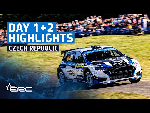 Day 1 + 2 Highlights | ERC Barum Czech Rally Zlín