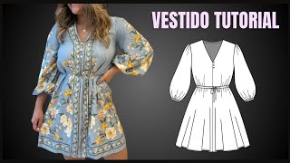 Vídeo de VESTIDO SHARON - MOLDE EM PDF