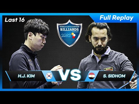 Last 16 - Haeng Jik KIM vs Sameh SIDHOM (Ankara World Cup 3-Cushion 2022)