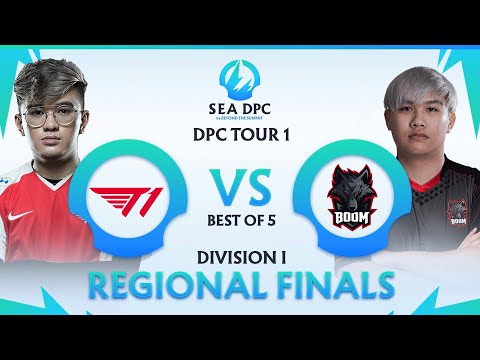 T1 vs Boom Esports Game 1 (BO5) | DPC SEA 2021 Regional Finals