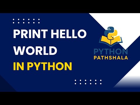 Python Installation And Setup In Hindi Python Basics I Hello World Program