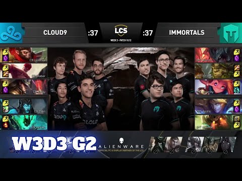 Cloud 9 vs Immortals | Week 3 Day 3 S10 LCS Summer 2020 | C9 vs IMT W3D3