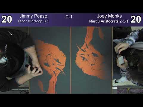 Jimmy Pease (Esper Midrange) vs Joey Monks (Mardu Aristocrats) - Friday Night Standard 2/1/19