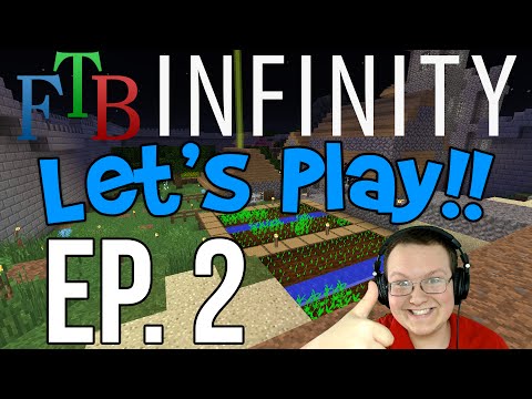 WE'VE ALREADY GOT DIAMONDS!?!? - Let's Play FTB Infinity Ep. 2