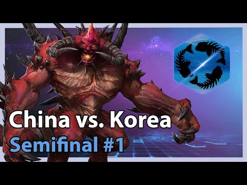 China vs. Korea - Semifinal #1 - Heroes of the Storm Tournament