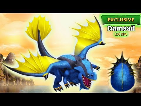 Damsail (Thawfest Egg Hunt) Max Level 134 Titan Mode | Dragons: Rise of Berk