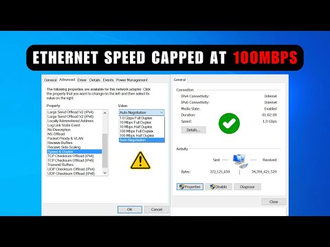 Fix Ethernet Speed Capped at 100Mbps on Windows 2024 (Updated)