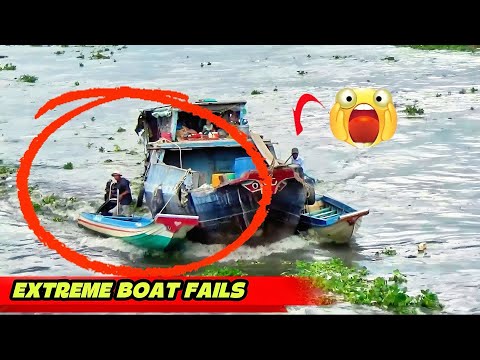 🚨 EXTREME BOAT FAILS at Saltwater Barriers – Caught on Camera! ⚠️💥