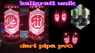 Download lagu lampu hias kaligrafi dari pipa pvc mp3
