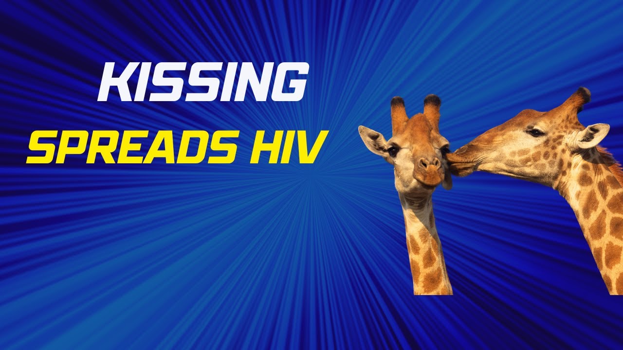 HIV transmission through kissing