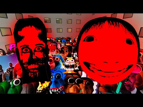 BIG Nightmare Rosalia and Yoshie Nextbot Gmod VS ALL OBUNGA AND ROSALIA FAMILY IN GMOD!!!