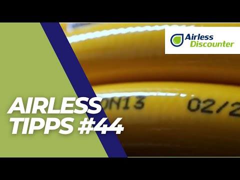 Wann ist der Schlauch eines Farbspritzgerätes beschädigt? - Airless Tipps #44