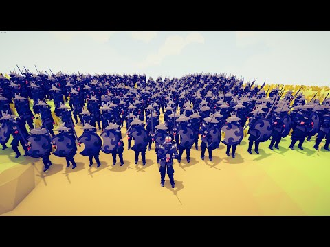 CAN 100x SHADOW SAMURAI SAVE HOSTAGES? - Totally Accurate Battle Simulator TABS