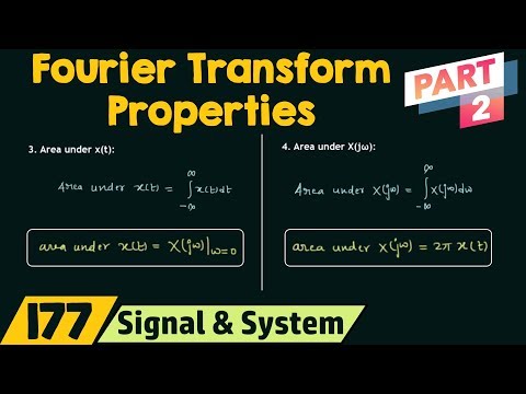 Properties of Fourier Transform Part 2