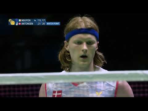 Match Point - Nhat Nguyen vs Anders Antonsen - MS, QF - European Championships 2022