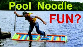 POOL NOODLE BOAT - Fun at the Lake