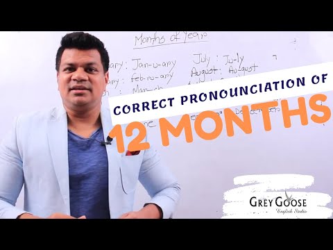 Correct pronunciation of 12 months | by mohammad azizul quader | Grey Goose360