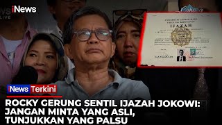 Download lagu Jokowi Enggan Tunjukkan Ijazah Asli, Rocky: Kalian Salah, Minta Tunjukkan Ijazah Palsu! mp3