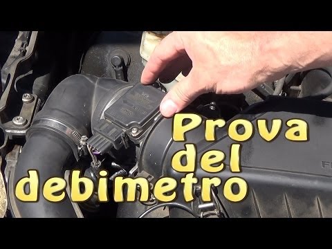 Testing the mass air flow meter (MAF) without dismantling