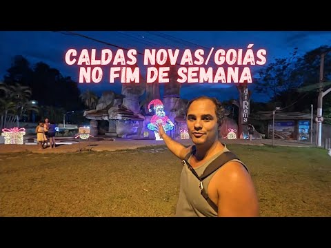 CALDAS NOVAS/GOIÁS EM UM FIM DE SEMANA DE DEZEMBRO, ÉPOCA CHUVOSA NA CIDADE
