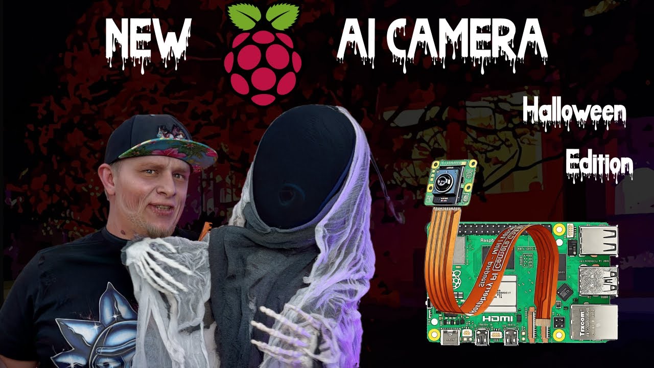 Scaring People with AI: Raspberry Pi Ai Camera SONY IMX500. Halloween Setup! - YouTube