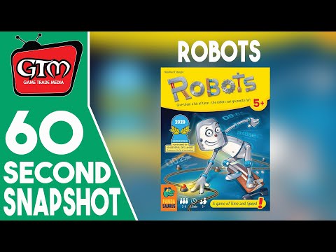 Robots by Pandasaurus Games  | GTM Minute (A 60 Second #Tabletopgaming Snapshot)