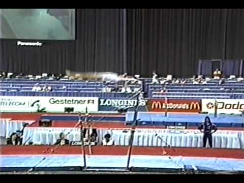11th Team FRA Jenny Roland UB - 1991 World Gymnastics Championships 9.737