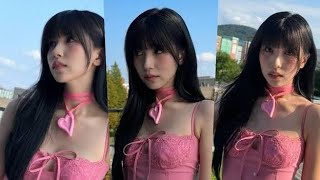 TWICEミナ　ピンクのランジェリールックに「ドキッ」..