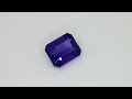 Tanzanite, octagon cut, 5.13 ct Video 1