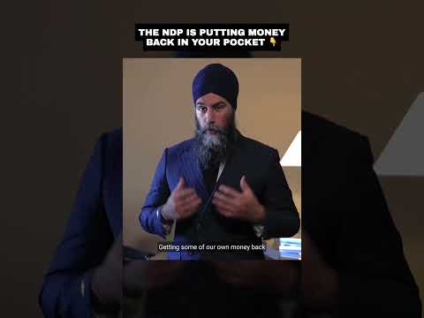 The NDP Is Putting Money Back In Your Pocket