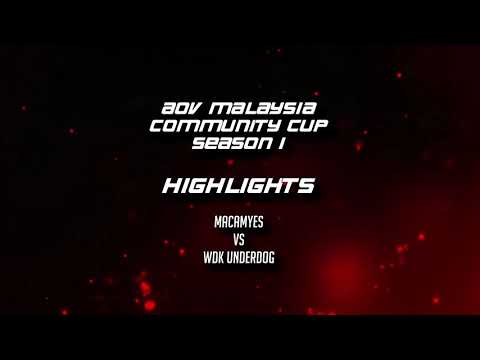 AOV Malaysia Community Cup Season 1 Highlights