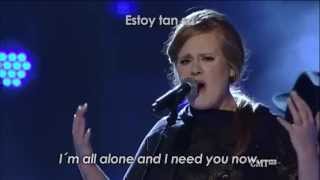 Adele ft Darius Rucker-Need You Now-Inglés y español
